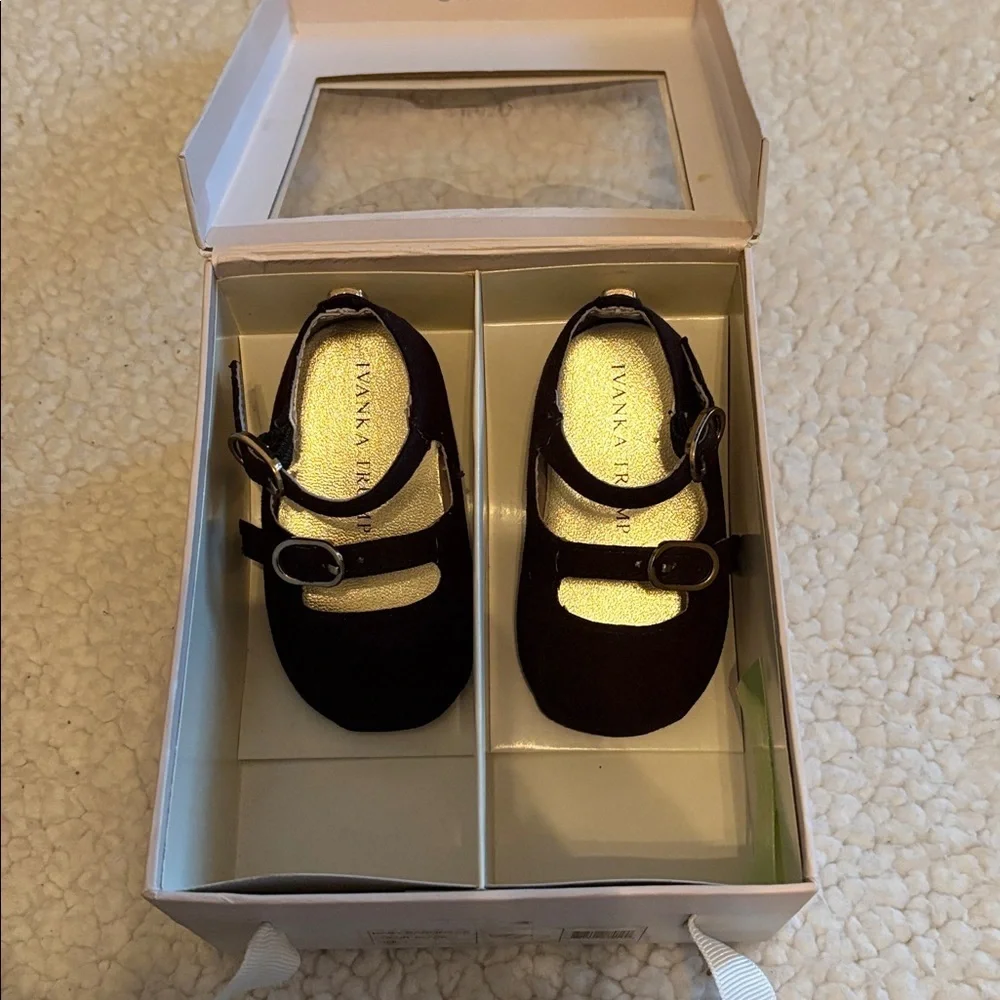 Ivanka Trump Baby Baroness shoes size 1 six weeks to three months NEW WITH BOX